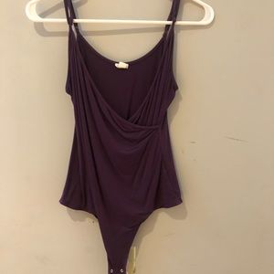 V neck body suit